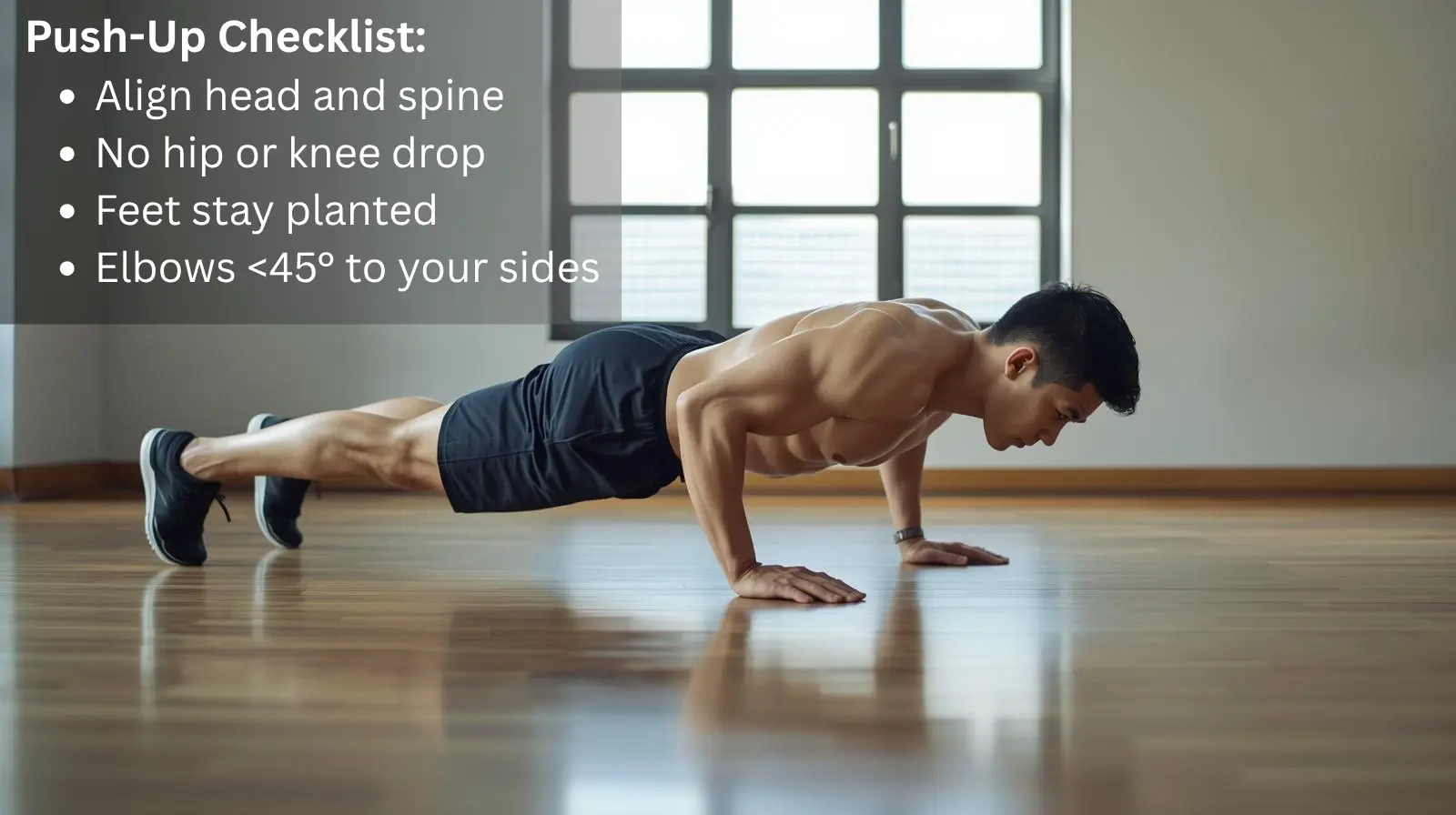 Correct Pushup Position for IPPT Test