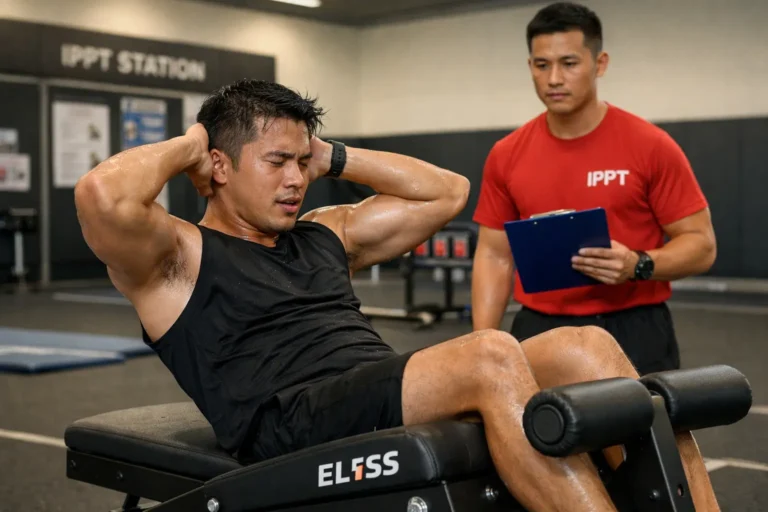 Two Persons doing excercise in gym
