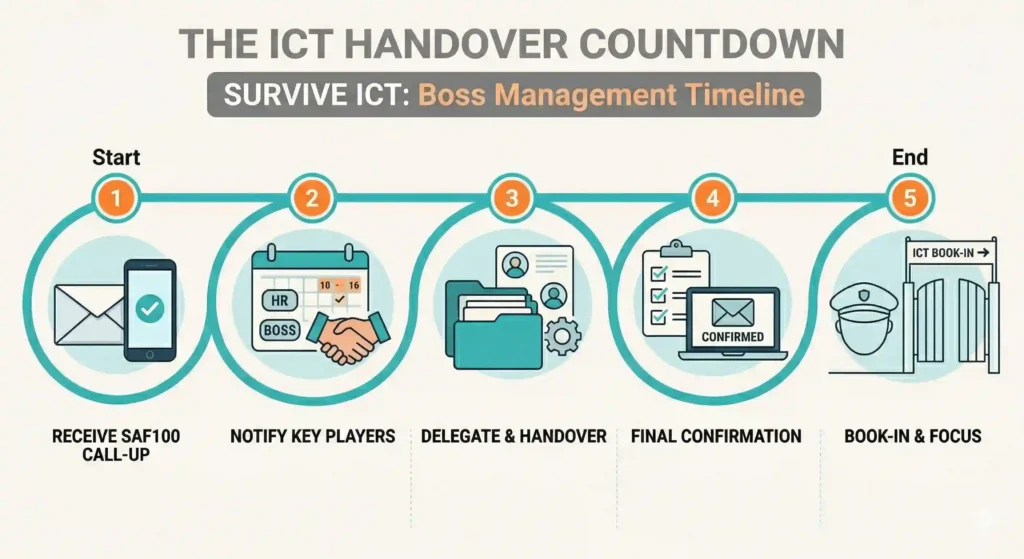NSmen job management timeline