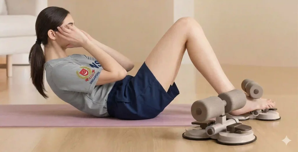 Sit Up Equipment Suction Cups