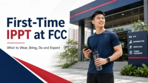 First time IPPT at FCC Singapore.