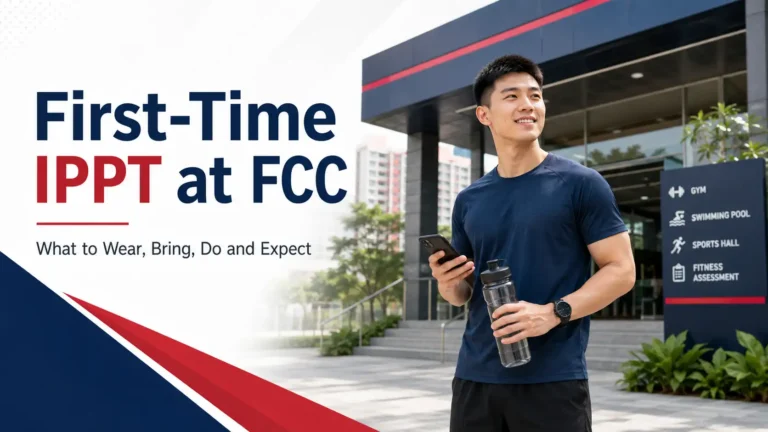 First time IPPT at FCC Singapore.
