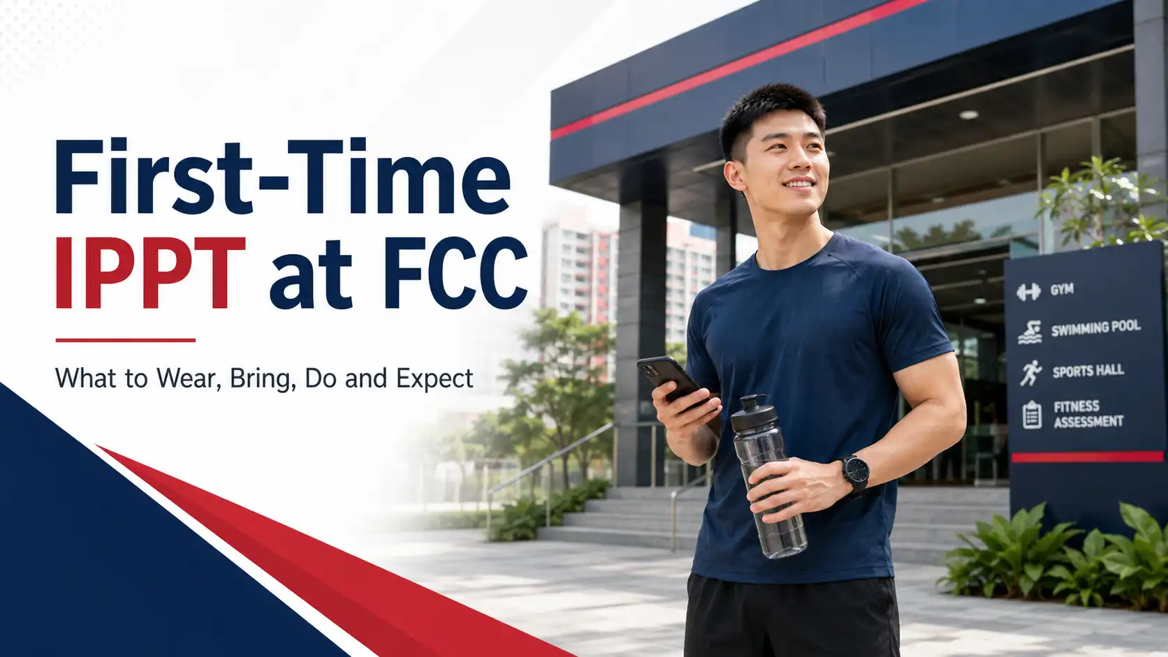 First time IPPT at FCC Singapore.